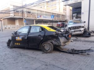 Video confirmó que uniformado que provocó grave accidente iba contra el tránsito