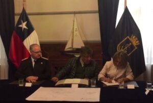 Firma del comodato de la nueva Alcaldía de Mar de Río de Verde