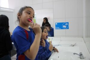Escolares del Colegio Pierre Faure reforzaron técnicas de salud bucal