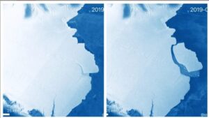 En la Antártica se desprendió iceberg diez veces más grande que Isla Lennox