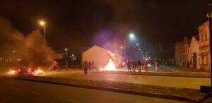 Desobediencia civil que terminó en vandalismo y delincuencia