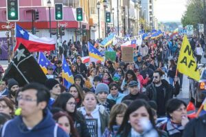 Nueva gran marcha se realizó ayer en Punta Arenas
