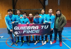 Tres punteros tiene el torneo de baby fútbol “Quiebra tu fin-de”