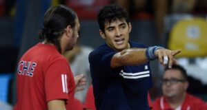 Se preparó con una leyenda: Garin enfrentó a Murray en antesala de debut en finales de Copa Davis