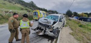 Tres lesionados dejó colisión de alta energía en Sector Pampa Alegre