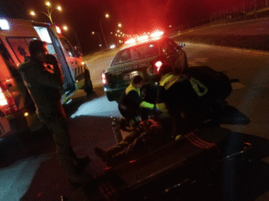 Conductor atropelló a carabinero y se dio a la fuga