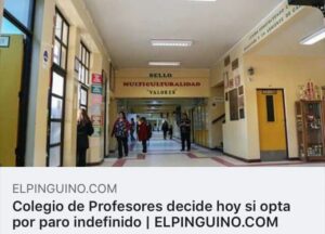 Gobierno anunció regreso hoy a clases  y profesores decidieron mantener paro