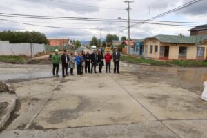 Intersección de Eusebio Lillo con Ovejero en Puerto Natales ya se encuentra pavimentada