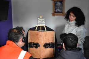 Teatro de miniatura recorrió  estancias de Río Verde