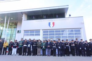 Pompe France inauguró su cuartel con visitas del resto de Chile y de Perú