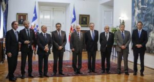 Líderes del Congreso y Corte Suprema discutieron problemas de orden público en reunión con Piñera