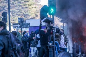 Desmanes en el centro dejan 2 cámaras inoperativas y dos con diversos daños