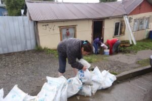 En solo unas horas Punta Arenas sufre graves inundaciones por intensa lluvia