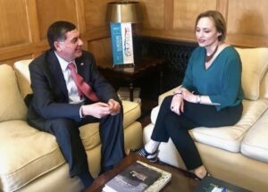 Senadora se reunió con subsecretario de Desarrollo Regional