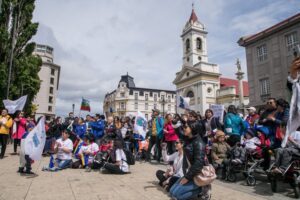 Masiva concurrencia en  manifestación por Día Internacional  de las Personas con Discapacidad