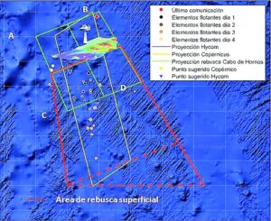 Armada inició labores de búsqueda submarina de restos de avión siniestrado