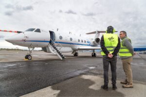 Avión HALO visitó Punta Arenas y realizará estudios científicos en la Antártica