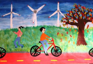 Dibujo de niño magallánico es exhibido en España