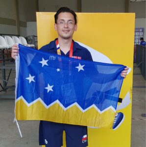 David Mora Cvitanic: el único kinesiólogo magallánico en los Juegos Sudamericanos Escolares de Paraguay