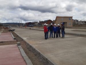 Proyectan finalizar obras viales en calle Manantiales para próximos seis meses