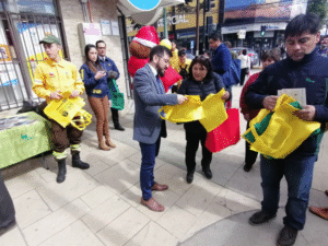 Realizan campaña para prevenir incendios forestales