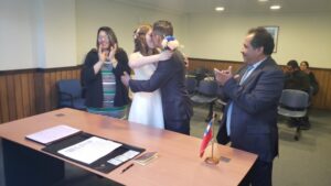 Pareja de venezolanos fueron los primeros en contraer matrimonio en San Valentín