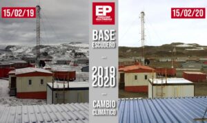 Impactantes imágenes  de la Base Escudero