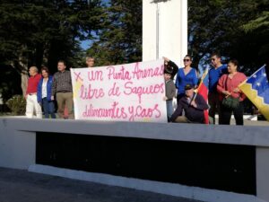 Pymes se manifestaron contra la violencia en Punta Arenas