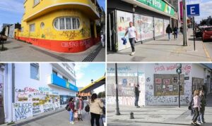 Rayados se apoderan de la ciudad: ni los Bomberos se salvaron de estos ataques