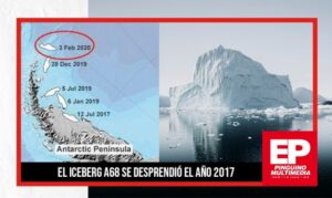 El iceberg más grande del planeta viaja rumbo al océano abierto dejando la Antártica