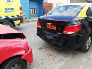 Tres personas resultaron lesionadas producto de colisión por alcance