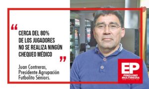 “Cerca del 80% de los jugadores no se realiza ningún chequeo médico”