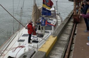 Cálida recepción de la tripulación del PROS en Río Gallegos