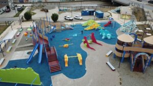 Con una inversión de $ 94 millones avanzan los trabajos en Plaza de los Dinosaurios