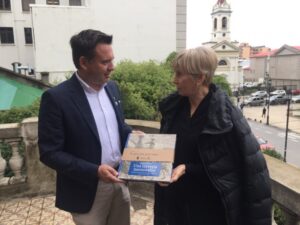 Reforzando vínculos, alcalde Claudio Radonich recibió a embajadora de Croacia en Chile