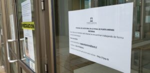 Tribunales cerrados y funcionarios trabajando a distancia desde sus casas