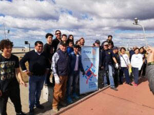 Rotarios de Punta Arenas celebraron su aniversario con limpieza del borde costero