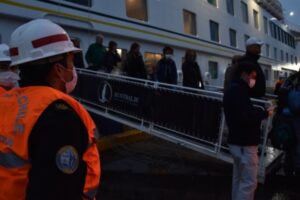 Se realizó desembarco de parte de los turistas de Cruceros Australis