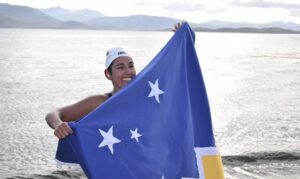 Bárbara Hernández realizó el cruce histórico a nivel mundial nadando el Canal Beagle
