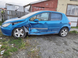 Una mujer lesionada fue el saldo de violento accidente en el Barrio 18