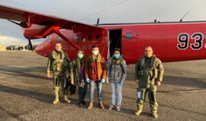 IVª Brigada Aérea apoya traslado de más refuerzos médicos a Puerto Williams