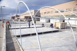 Más de 70 camas básicas para atender pacientes con Coronavirus aportarán 18 domos de Mina Invierno