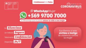 Ministerio de la mujer lanzó Whatsapp para ayudar a mujeres que viven violencia
