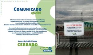 Hipermercado Sanchéz & Sanchéz cierra sus puertas por hoy ante contagio de trabajador por Covid-19