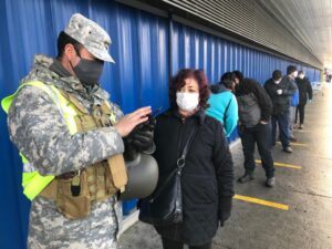 Personal militar de la Fuerza Aérea mantiene puntos de control en Zona Franca