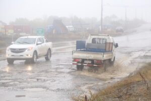 Vecinos del sector camino al Andino indignados con las autoridades de Vialidad Magallanes