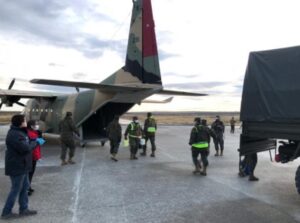 La operación aerotransportada más grande en el EEC en Magallanes­­