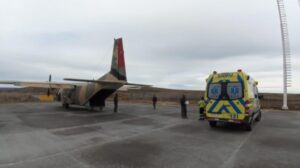 Operativo aéreo a Isla Grande Tierra del Fuego