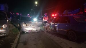 Dos personas lesionadas en accidentes casi simultáneos en el sector norte previo al horario de toque de queda