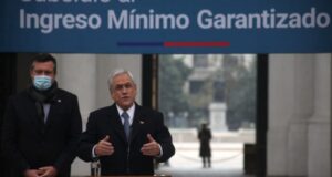 Piñera anuncia pago del Subsidio al Ingreso Mínimo Garantizado